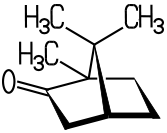 Strukturformel (+)-Campher