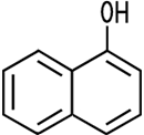 Strukturformel 1-Naphthol