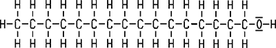 Cetylalkohol Strukturformel