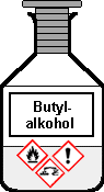 Flasche Butanol