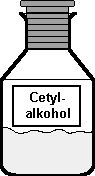 Cetylalkoholflasche