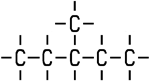 Strukturformel 3-Methylpentan