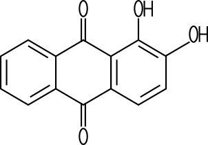 Alizarin-Molekül