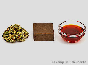 Gras, Haschisch, Cannabis�l