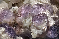 Fluorit mit Calcit aus Huaron