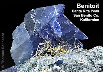 Benitoit vom Santa Rita Peak