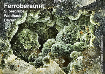 Ferroberaunit aus der Silbergrube bei Waidhaus