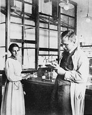 Otto Hahn und Lise Meitner
