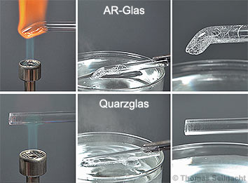 Borosilicatglas und Quarzglas im Vergleich