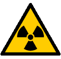 Warnung vor radioaktiven Stoffen und ionisierender Strahlung